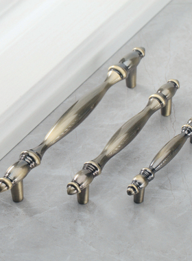 38021简约欧式现代青古铜色拉手 欧式大衣柜橱柜抽屉鞋柜家具把手