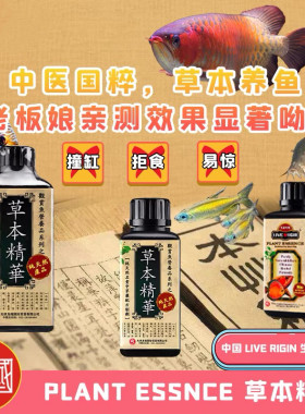 日本草本精华趴缸混养黑水素