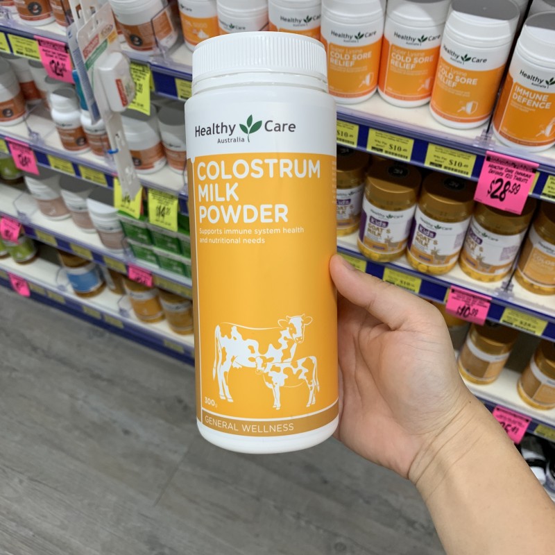 澳洲直邮 Healthy Care牛初乳奶粉300g改善免疫力儿童孕妇老
