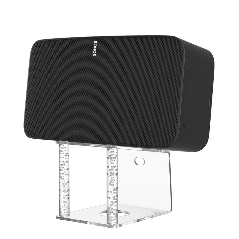 sonos音箱底座one/sl透明桌面支架era100角度摆放five play加厚座