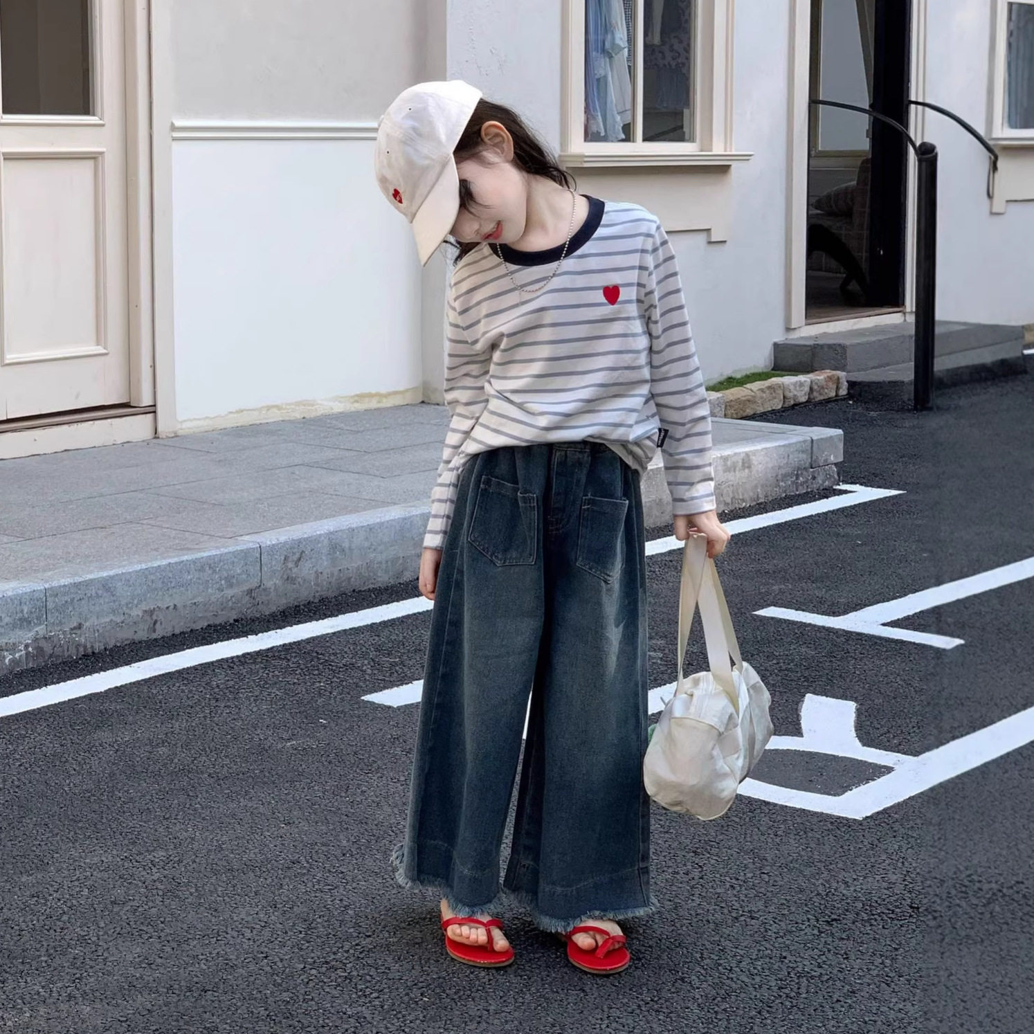 女童套装2026春季新款中小童2-7岁韩版长袖打底衫儿童阔腿喇叭裤,童装/婴儿装/亲子装,套装,淘宝优惠券,粉丝福利购,淘宝优惠卷