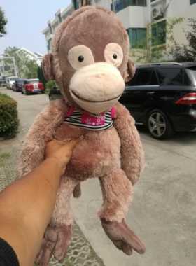 230312清仓处理外贸出口非大牌毛绒玩具坐款猴子猩猩公仔全高70CM