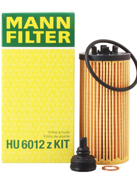 曼牌HU6012Zkit机油滤芯适用新宝马X1X2 1系迷你3 B38B481.5T2.0T