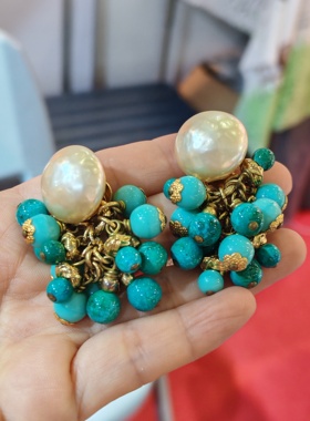 法国中古全新未使用老库存打标耳夹