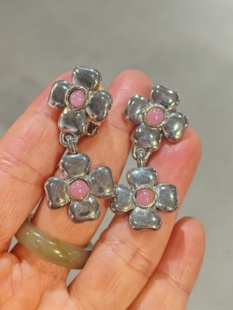 中古Vintage复古品牌打标少女风耳坠