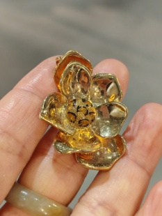 中古Vintage品牌打标银镀金个性 吊坠