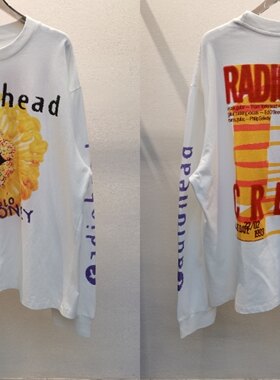 美潮Pablo Honey Radiohead男女同款长袖T恤