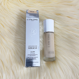 Lancome/兰蔻水啵啵粉底液30ml#B-01黄一白持久遮瑕易上色