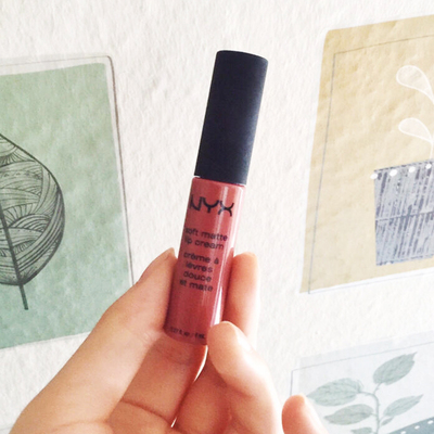 NYX 哑光丝绒液体唇釉8ml#19豆沙色#20姨妈色易上色持久不脱妆