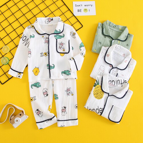 棉纱春秋儿童家居服八年老店