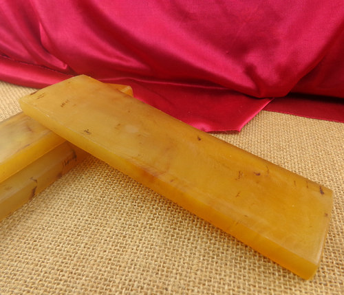 牦牛角原料板材刀柄贴片雕刻