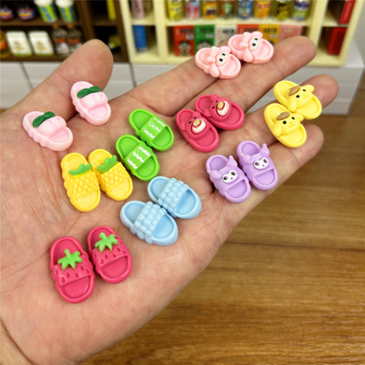 迷你小拖鞋微缩卡通鞋