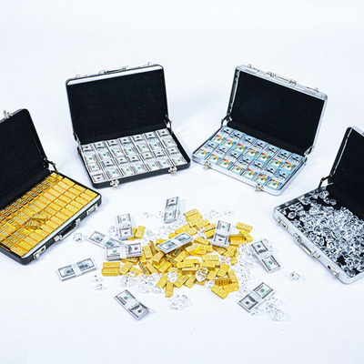 迷你铝合金密码箱微缩行李箱