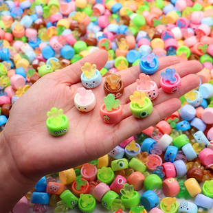 迷你仙人掌 夜光 微缩绿植盆栽模型 场景摆设道具 儿童过家家玩具