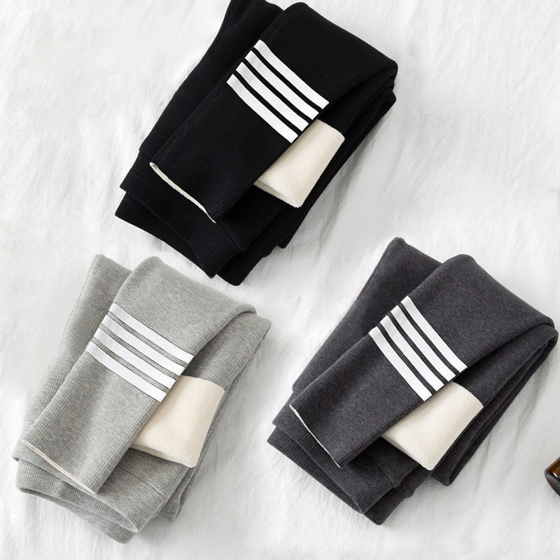 女童棉质打底裤秋冬新款中大童加绒加厚螺纹弹力高腰修身长裤紧身,童装/婴儿装/亲子装,裤子,淘宝优惠券,粉丝福利购,淘宝优惠卷