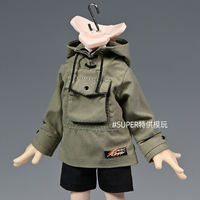 1:12 scale 12 points bjd Ami 2 Fairy body d male Splatoon Splatoon Warrior Bomber jacket Baby dress thumbnail 6
