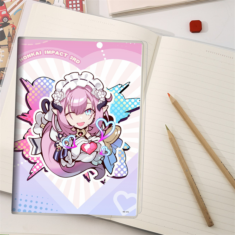 崩坏/艾莉希雅芽衣/动漫周边胶套本学生文具笔记本子日记本