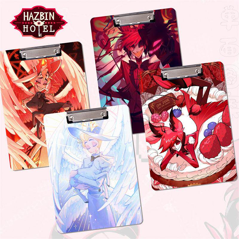 地狱客栈/阿拉斯托/夏莉/路西法/PP文件夹板夹垫板试卷夹大A4