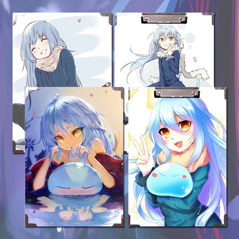 关于我转生变成史莱姆这档事动漫周边防水木质文件夹板夹试卷夹a4
