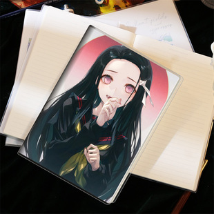 鬼灭之刃/祢豆子/我妻善逸/炭治郎/动漫周边胶套本笔记本子日记本