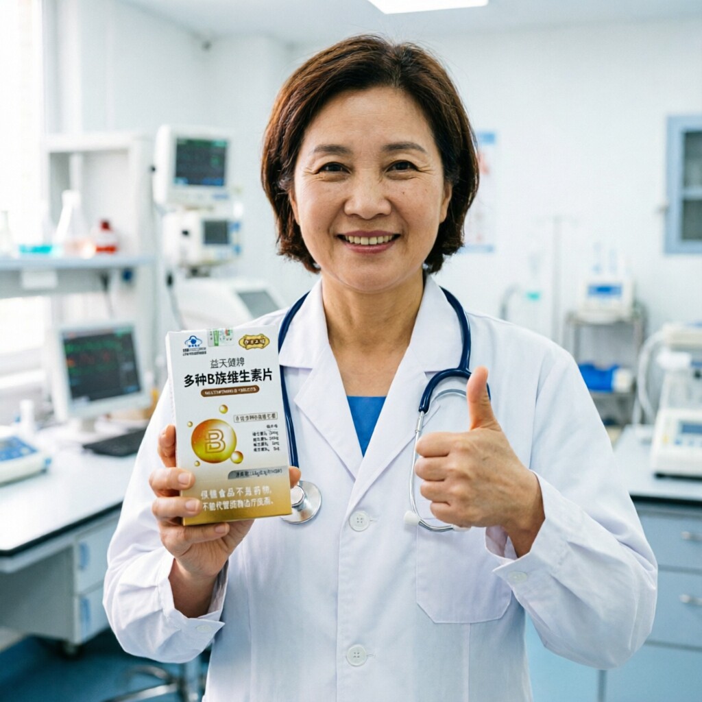 益天健牌多种B族维生素片60片维生素/复合维生素