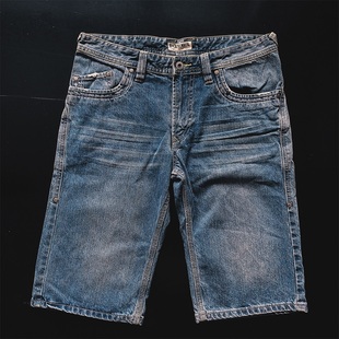 洗水造旧牛仔短裤 风格 日本back记美式 jac607 包邮