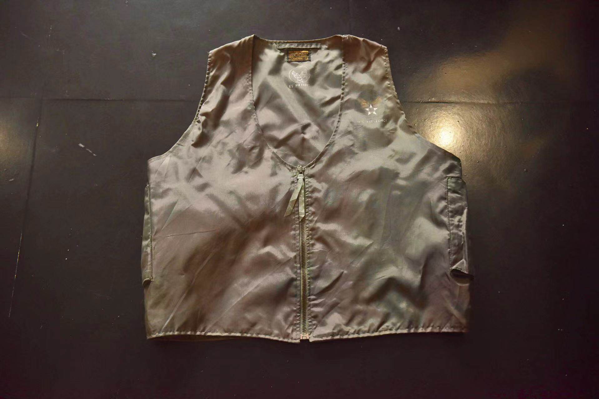 vintage古着美式复古米军多口袋机能马甲背心jac1612