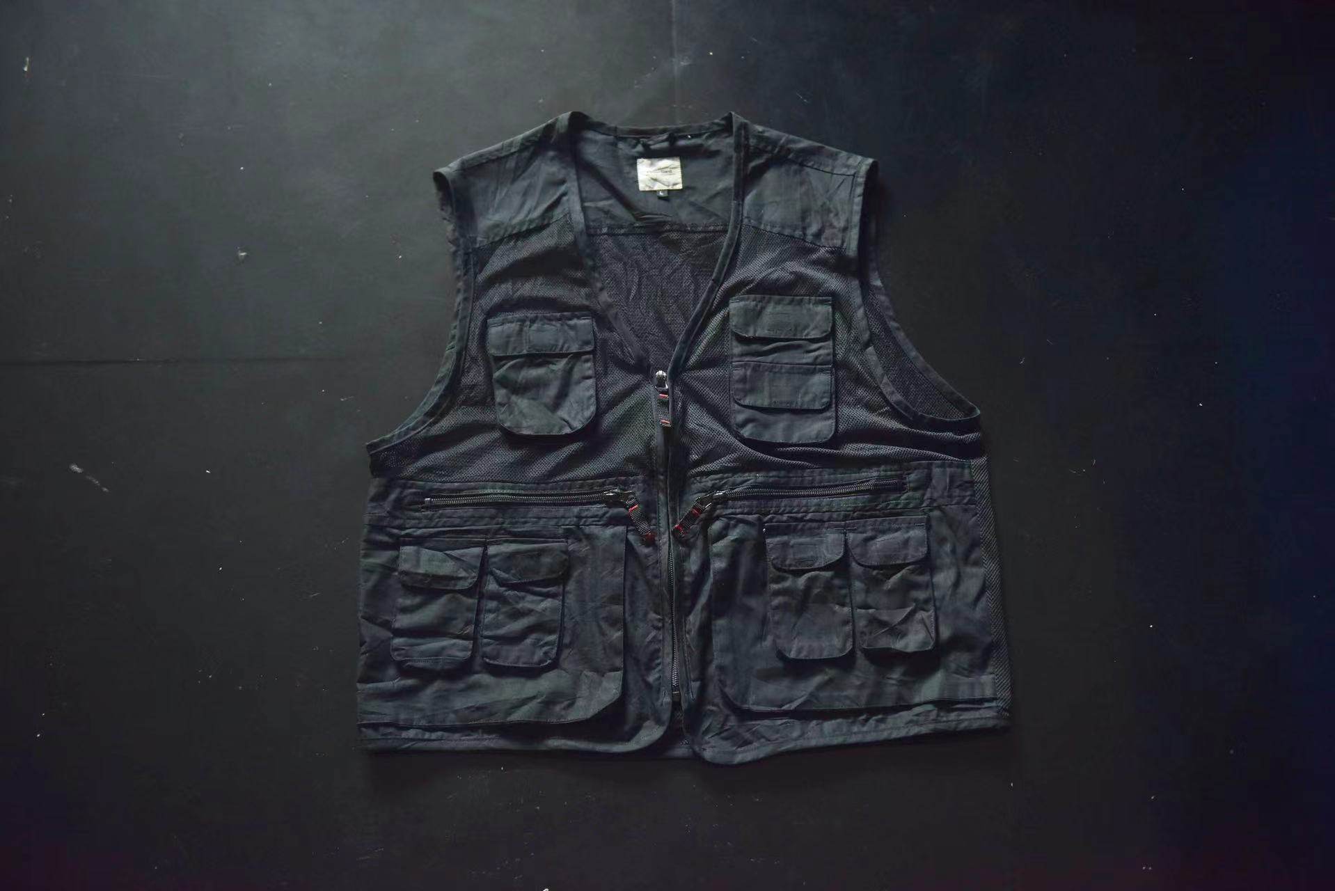 vintage古着日单美式复古cityboy多口袋y2k机能马甲背心jac1539,男装,常规马甲,淘宝优惠券,粉丝福利购,淘宝优惠卷