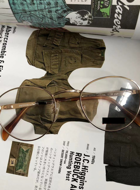 早期生产美式复古y2k千禧年cityboy长谷川金属框架眼镜iaspyj954