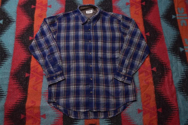 美式拼色复古油画格子衬衫