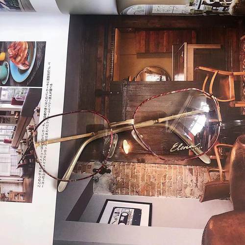 包邮孤品早期deadstock美式复古巴洛克风格金属框架眼镜iaspyj836