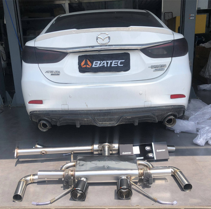 batec倍特马自达阿特兹改装排气 昂克赛拉中尾段遥控电子阀门排气