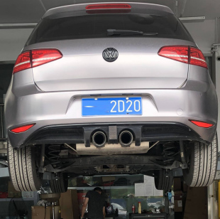 高尔夫7/7.5rline专用RES排气管声浪智能阀门遥控GTI中尾段改装件