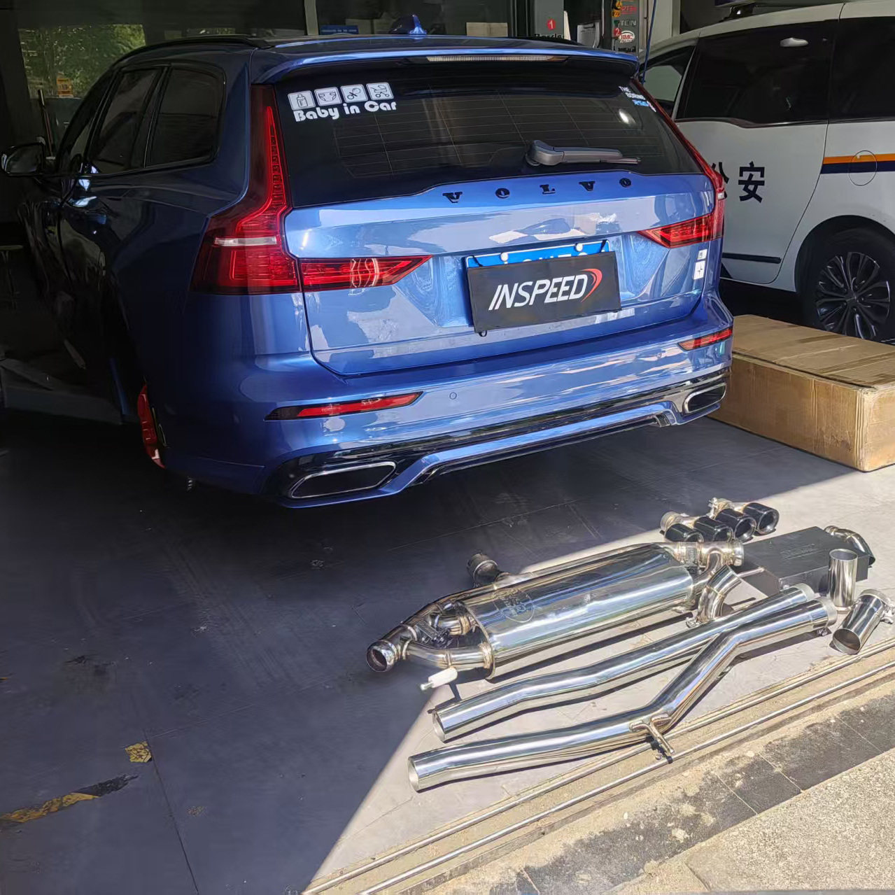 改装RES沃尔沃V40/V60/T5/XC60/XC90阀门排气管头段中尾段跑车音