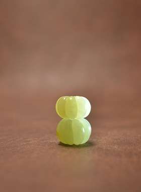 黄皮青白籽南瓜珠手串配珠提溜