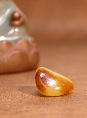 4克精品红皮白肉原籽戒面手链籽