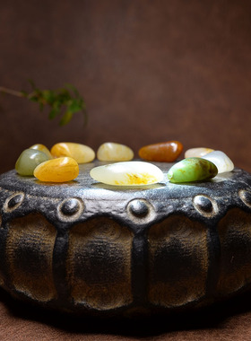 和田玉精品原籽原石女款多宝手串