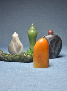 鼻烟壶香插笔洗印章镇纸文房雅玩