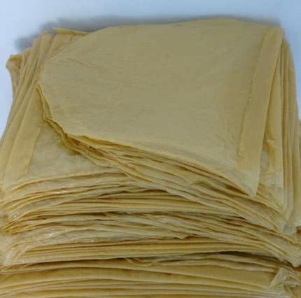嵊州特产本地手工豆腐皮豆制品头道皮卷不糊不碎500g（3份包邮）
