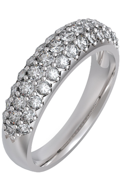 男女通用银欧美豪华戒指首单优惠