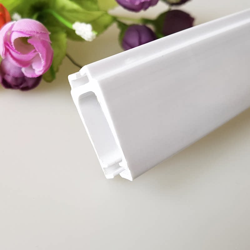 爱相帘加厚塑钢门帘杆 铝合金珠帘杆 珠珠挂帘轨道玄关隔断帘杆子图片