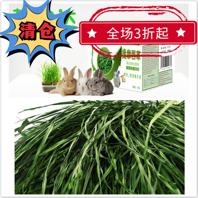 26年新草赫尔达提摩西草南提荷兰猪牧草兔子吃的干草龙猫毛重1KG图片