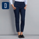 davehill大卫山男装 小脚裤 九分裤 工装 职业女士西裤 职业装 修身