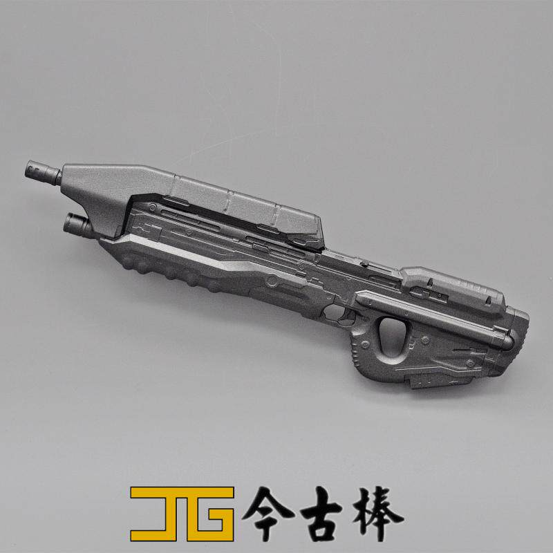 3a toys 1/6兵人模型光环主武器 科幻枪 diy铁灰色