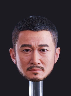 1/6兵人模型战狼吴京头雕GACTOYS GC026 亚洲中国人硬汉头雕