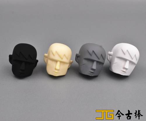 3ATOYS1/6兵人模型 WWR潮人头雕B款 战损砍头 废土场景摆件D组件