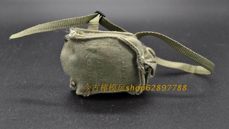 1:6兵人模型 DML威龙二战现代越战美军 防毒面具包 杂物腿包挂包