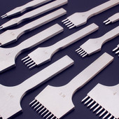 3.0 缝波浪线 3.38 3.85 5.0 手工皮具DIY打孔工具 4.0 橄榄斩