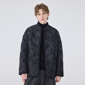 新中式 复古外套 立领潮流刺绣男士 男装 棉衣民族中国风盘扣加厚唐装