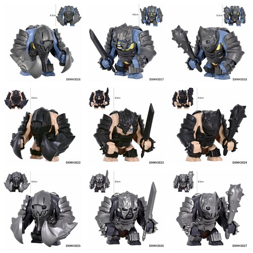 魔戒巨魔狼拼装积木高质量